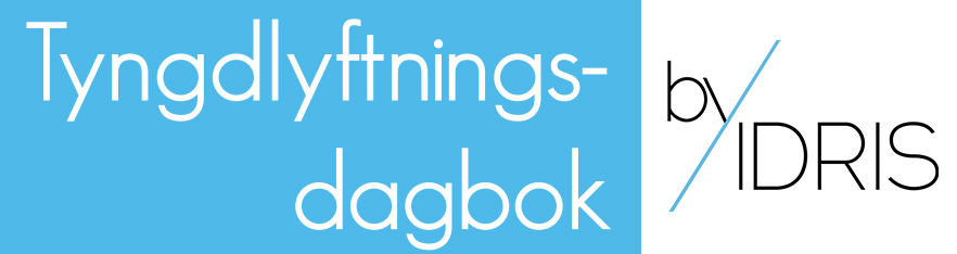 Tyngdlyftningsdagbok